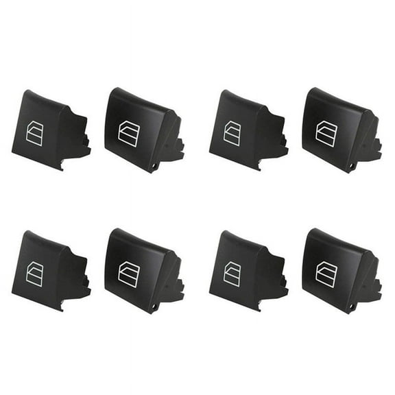 8x Window Switch Button Covers for - ML R Class W164 X164 W251 Power Master Repair
