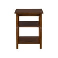 thumbnail image 4 of Powell Rellim Indoor Transitional 2- Shelf End Table, Hazelnut, 4 of 8