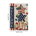 thumbnail image 4 of Yhmxh 4th of July Garden Flag 12x18 Inch Patriotic Double Sided Burlap Flag Outside, Memorial Day Welcome Flag American Stars and Stripes 250th Anniversary Flag Yard Outdoor Decoration, 4 of 7