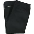thumbnail image 2 of Alfani Womens Piping Casual Trouser Pants, Black, Plus Size, 14W, 2 of 2