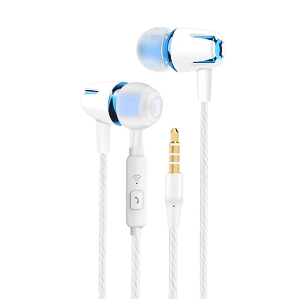 Wired Headset Headphone Portable Handfree with MIC Laptop Mobile Phone