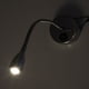 thumbnail image 3 of Lámpara de Pared LED de Culo de Cisne Flexible de 3W Luz de Lectura Con Fuente de Luz Suave, Brazo Ajustable Para Leer, Trabajar, Estudiar, Para Dormitorio, Oficina,, 3 of 7
