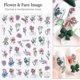 thumbnail image 3 of Flower Nail Art Stickers Decals 3D Self-Adhesive Nail Stickers Nail Art Supplies 8Sheets Flower Butterfly Designs Nail Decals for Nail Art Acrylic Nai, 3 of 4