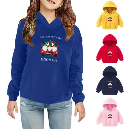 

Baby Deals!Hanging wirh My Gnomies Sweatshirts Toddler Baby Boy Girl Funny Christmas Sweatshirts Outfit Long Sleeve Hoodie Sweatshirt Pullover Tops Baby Fall Clothes 2-7 Years