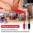 thumbnail image 2 of Advancent Raspador de silicona antiadherente resistente al calor, tamaño adecuado para cocina, mango largo confiable, 3 pack/lote Cocina y Comedor, 2 of 6