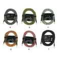 thumbnail image 1 of serony 10m Guitar Cable Wire Cord Audio Cable Audio Cable Noise Reduction Line Color Braided Shielded Cables Guitar Amplifier Accessories Green, 1 of 6