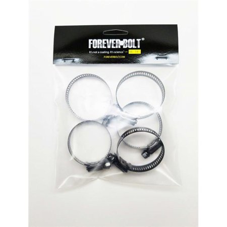 

Foreverbolt 4000258 13-16 in. to 1.75 in. SAE 20 Black Hose Clamp Stainless Steel Band