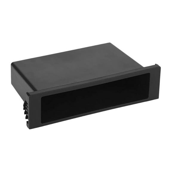 Universal Car Single Din Cup Holder Storage Box for Stereo- Radio Cup Holder Radio Storage Box Interior Organizer