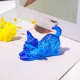 thumbnail image 3 of WYZCTTD Crystal Cat Figurine Cute Stretching Kitten Statue Glass Animal Collectible Paperweight Home Office Table Desk Decor, 2.8 Inch, 3 of 5
