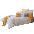 thumbnail image 1 of Edredón Individual Lea Gris C/Fundas Colchas Concord Colchas Concord Lea Mostaza, 1 of 2