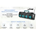 thumbnail image 3 of Cargador Rápido de 4 Puertos de 18 V DC18SF Compatible con Batería de Litio Makita de 14,4 V-18 V BL1830 BL1840 BL1850 BL1860 BL1820B BL1815 BL1430 BL1415 Cargador DC18RC DC18RA DC18RD, 3 of 10
