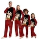 thumbnail image 1 of Pijamas navideños a juego para la familia, conjunto de ropa de dormir roja para madre, hija, papá, hijo, mujeres, hombres, niñas y niños, 2023, 1 of 3