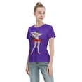 thumbnail image 4 of Women's Basic Short Sleeve T-Shirt Sailor Moon Rei Hono, 4 of 6