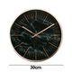 thumbnail image 2 of Reloj de pared impermeable redondo Retro para interiores/exteriores con termómetro, reloj de pared de cuarzo, decoración para el hogar/patio Vhermosa CPB-US-YYM57-3, 2 of 5