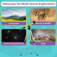 thumbnail image 4 of Telescope for Kids with Tripod - 40mm Beginner Telescope with Adjustable Tripod by Hey! Play!, 4 of 7