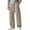 01 Khaki, variant on Mavick Men's Pants Casual Baggy Pants Wide Leg Travel Pants Streetwear Joggers with Pockets