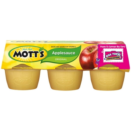 Mott's Applesauce Cups, Apple, 4 Oz, 6 Count