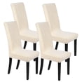 thumbnail image 1 of Juego de 4 fundas de silla impermeables Uxcel, fundas de silla elásticas de jacquard para comedor, protectores de sillas lavables, 1 of 1