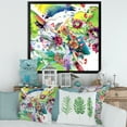 thumbnail image 3 of Wildflowers and Vibrant Wild Spring Leaves X 30 in x 30 in Framed Painting Canvas Art Print, by Designart, 3 of 4