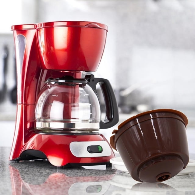 Filtro de recambio de taza de cápsula de café reutilizable de acero inoxidable para Dolce Gusto Wdftyju Libre de BPA