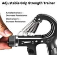 thumbnail image 3 of NETSENG Grip Strength Trainer 2 Pack 11-132 lbs, Forearm Strengthener, Hand Squeezer Adjustable Resistance, Hand Grip Strengthener, 3 of 6