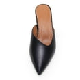 thumbnail image 3 of Women's pointed V-shaped cutting mule thick block high heels fashionable office slippers, 3 of 3