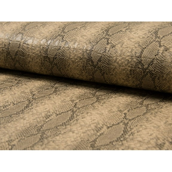 Faux Leather Dress Fabric Sand - per yard