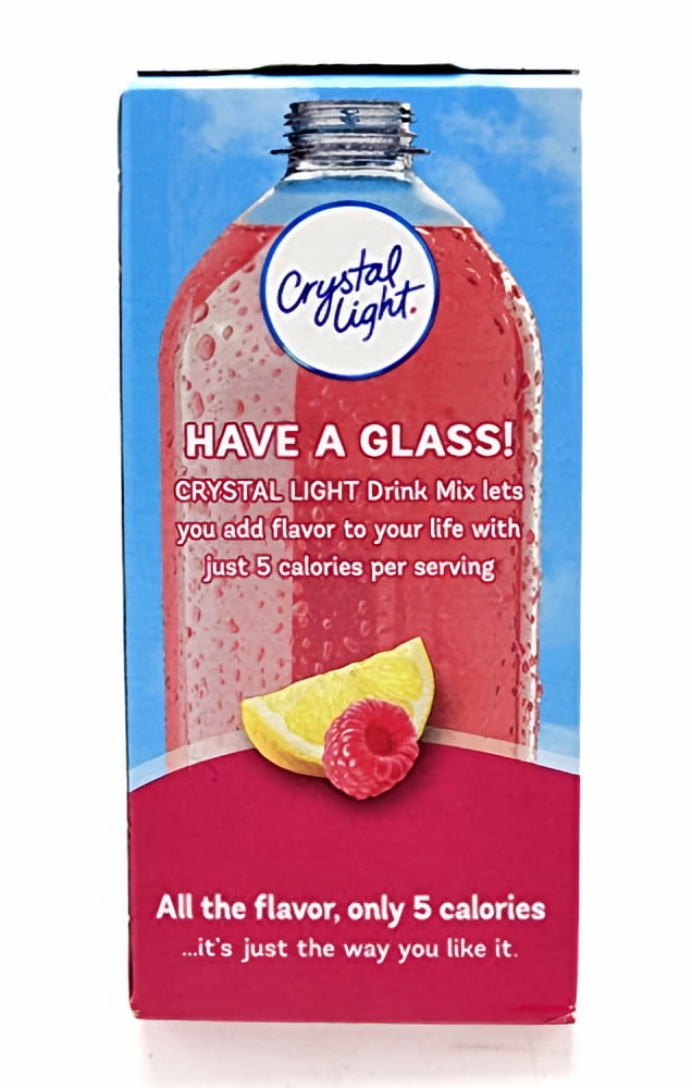 Crystal Light Raspberry Lemonade on the Go Drink Mix (Pack of 15)