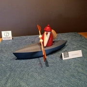 Bjoern Koehler Kunsthandwerk - Santa in canoe