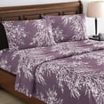 thumbnail image 5 of Collections Etc 4-Piece Spring Foliage Bed Sheet and Pillowcase Set, 5 of 5