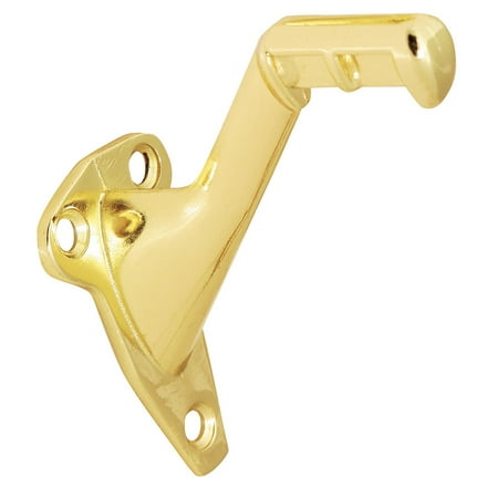 Design House 202952 Standard Hand Rail Bracket, Polished Brass