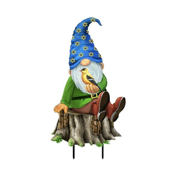 Briarwood Lane Summer Metal Art 32.5x15.5 Gnome Sweet Gnome For Summer Metal Art