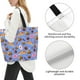 thumbnail image 3 of Balery Fastfoods Bolsa Tote Estilo Estético con Cremalleras, Bolsa de Hombro, Bolsa de Compras Grande y Plegable, 3 of 8