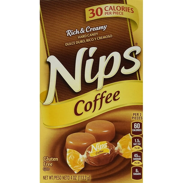 Coffee Nips Hard Candy 4 oz (Pack of 2)