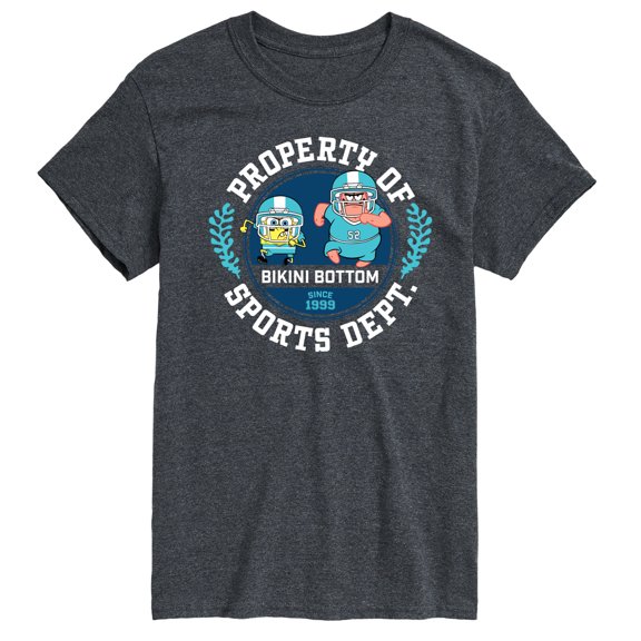 Spongebob Squarepants - Property Of Bikini Bottom Sports Dept Patrick and Spongebob - Men's Short Sleeve Graphic T-Shirt