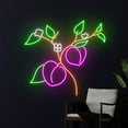 thumbnail image 3 of Handmadetneonsign Peach Tree Neon Sign, Peach Tree LED Light, Fruit Neon Light, Peach Tree LED Sign, 3 of 5