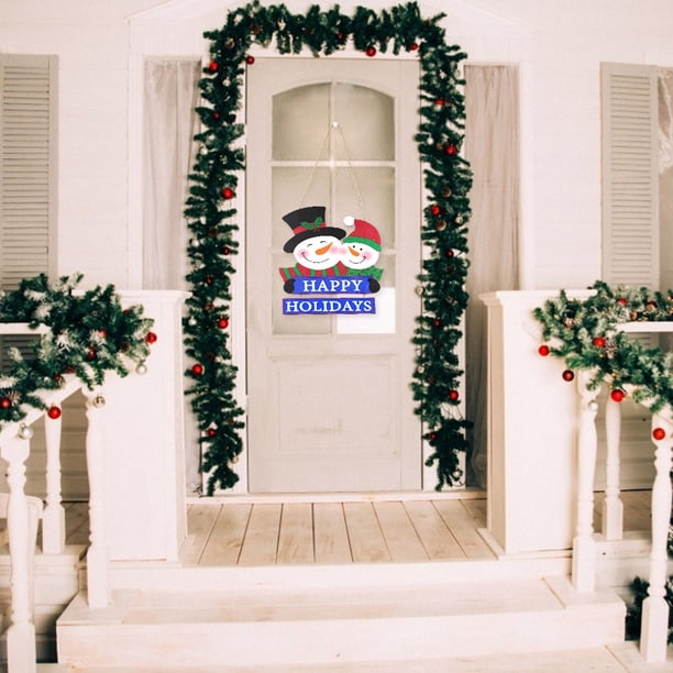 Listado de decoración de Navidad Decoración de árbol de Navidad Listado de madera Wmkox8yii fhajkh1707
