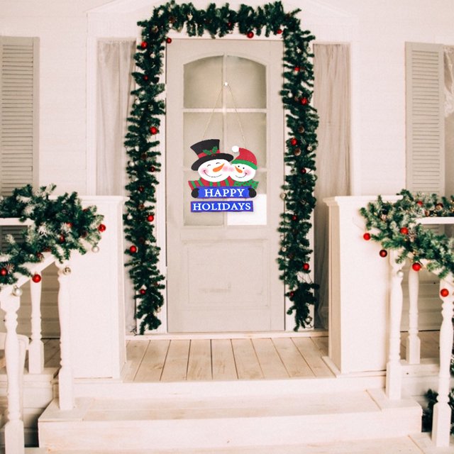 Listado de decoración de Navidad Decoración de árbol de Navidad Listado de madera Wmkox8yii fhajkh1707