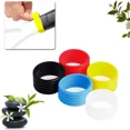thumbnail image 2 of 4Pcs/lot Silicone Tennis Racket Grip Ring Handle Closure Rubber Sweat-absorbing Band Fixed Stretchable Handle Tennis Accessories Yellow 4pcs, 2 of 6