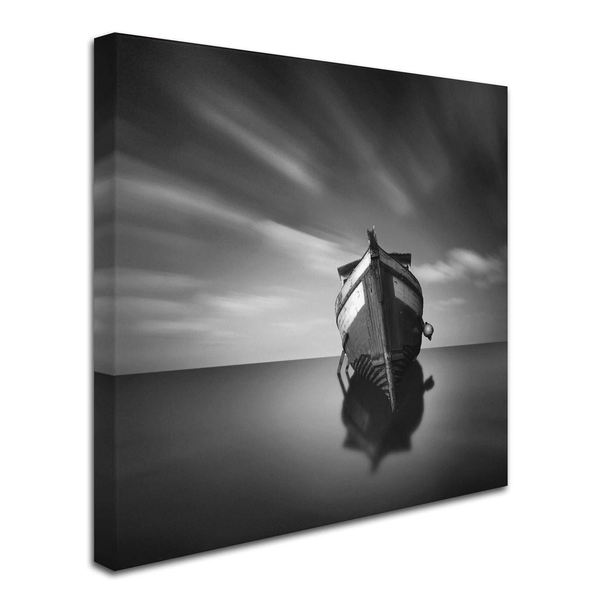 Trademark Fine Art "My Boat IV" Canvas Art by Moises Levy