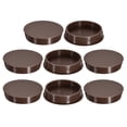 thumbnail image 1 of Unique Bargains 8Pack 45mm/1.77' Plastic Hole Plugs Panel Flush Type Knockout Locking Plugs, Brown, 1 of 6