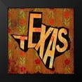 thumbnail image 2 of Texas 15x15 Black Modern Framed Museum Art Print Titled - Art Licensing Studio, 2 of 5