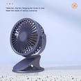 thumbnail image 4 of Ventilador de clip portátil USB Oficina Verano Refrigeración Estudiante Escritorio Mini ventilador (Azul) Sywqhk Alta Calidad, 4 of 8