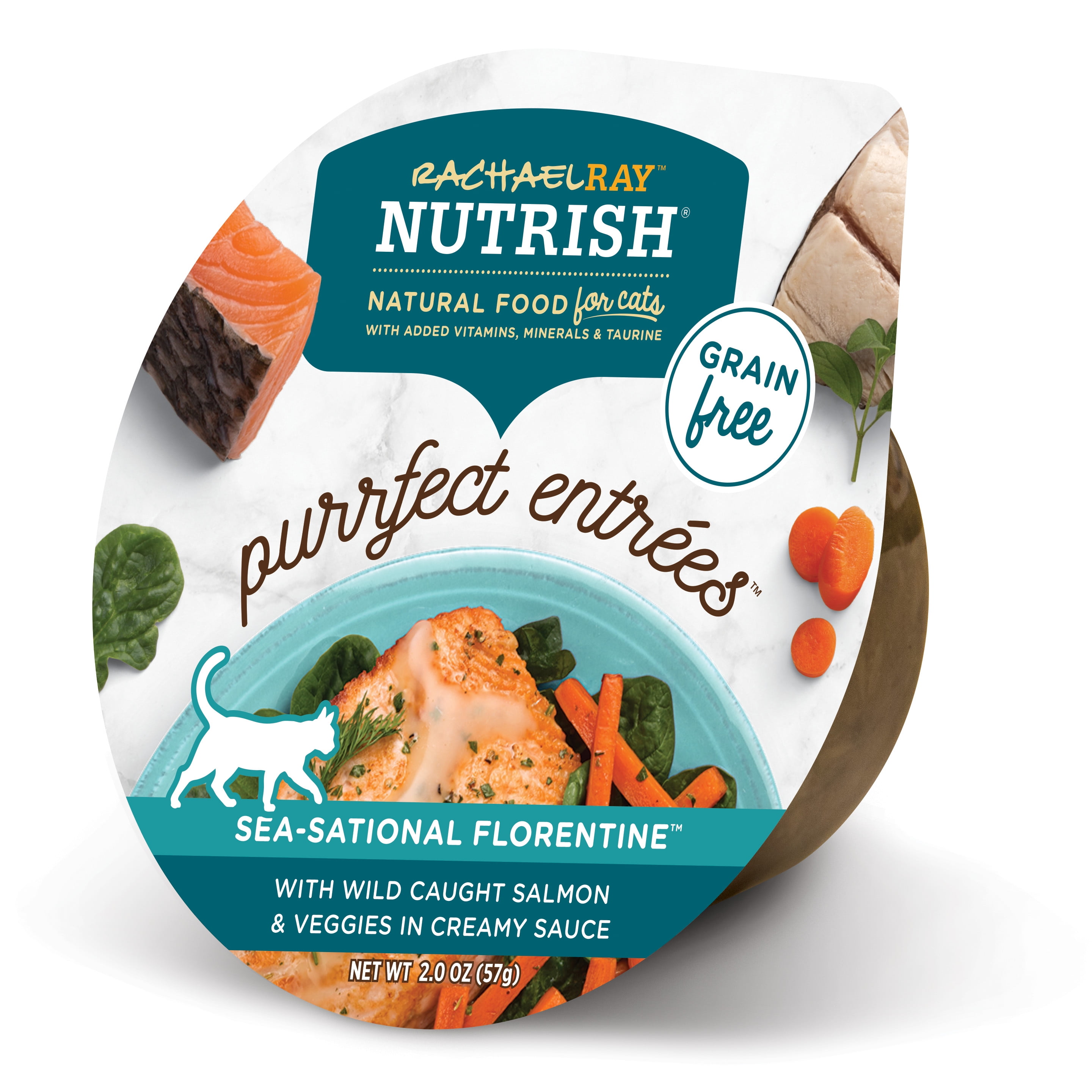 Rachael Ray Nutrish Purrfect Entrees Grain Free SeaSational Florentine