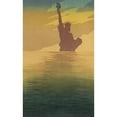 thumbnail image 2 of Georges Goursat (Sem) 13x18 Gold Ornate Wood Frame and Double Matted Museum Art Print Titled - For the Freedom of the World (1917), 2 of 4