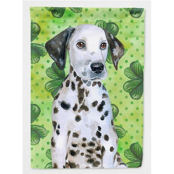 Dalmatian Puppy St.Patricks Flag - Garden Size