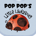 thumbnail image 4 of Inktastic Pop Pop's Little Ladybug Boys or Girls Baby Bib, 4 of 4