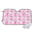 thumbnail image 2 of Lsque Sunflower Rabbit Car Windshield Sun Shade | Accordion Folding Style Auto Shade for Car Truck SUV Van | Blocks UV Rays Sun Visor Protector | Medium, 2 of 7