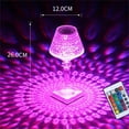 thumbnail image 4 of Huiyi Crystal lamp,Crystal Diamond Table Lamp,LEDBedside Lamps 16-Color Changing Touch Control Bedside Lamp USB Rechargeable for Room Party Dinner Decor, 4 of 8
