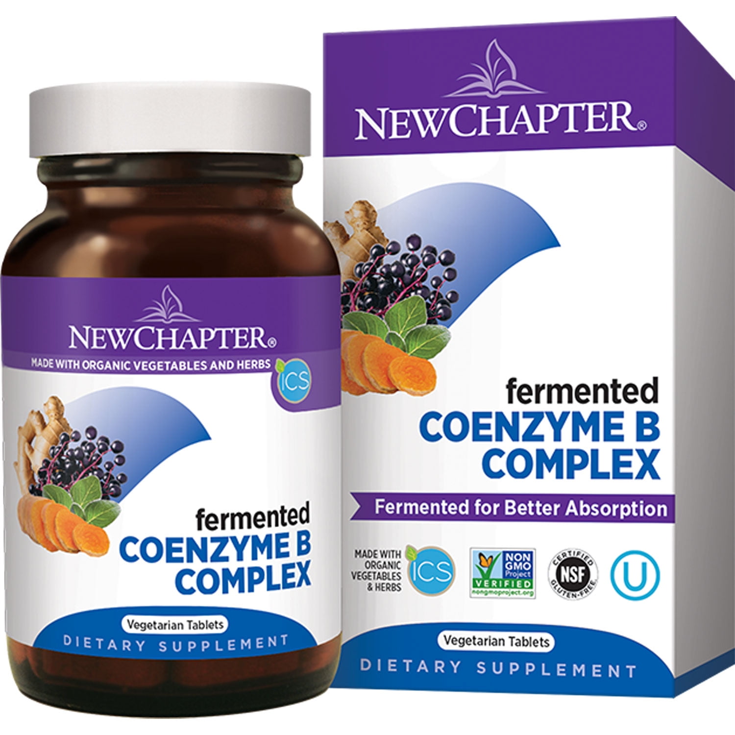 Coenzyme B by New Chapter 90 Tablets